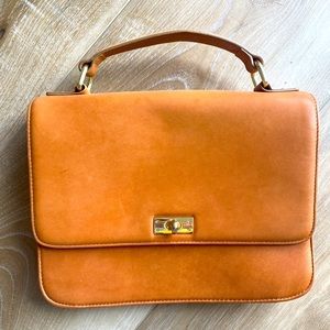 Jcrew leather flap crossbody bag